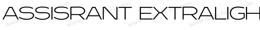 Assisrant Extralight字体转换